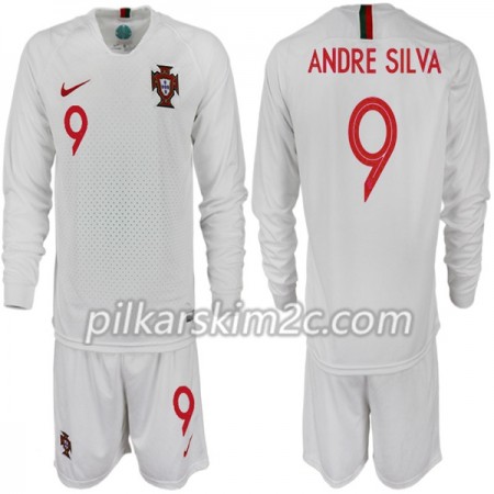 Koszulka Portugalia ANDRE SILVA 9 Dziecięca Precz Mistrzostwa Świata 2018 - Koszulki Piłkarskie(L/S)